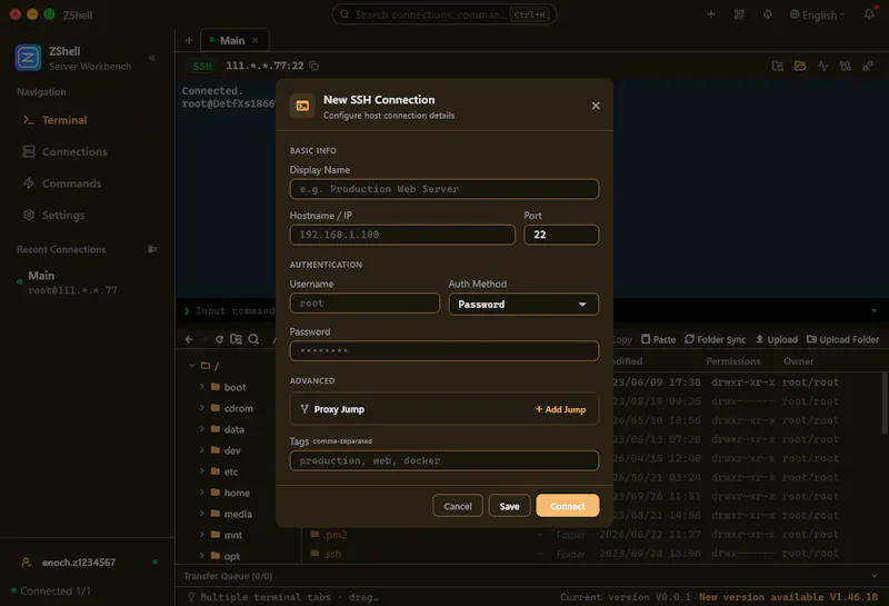 ZShell — Terminal Workbench screenshot 2
