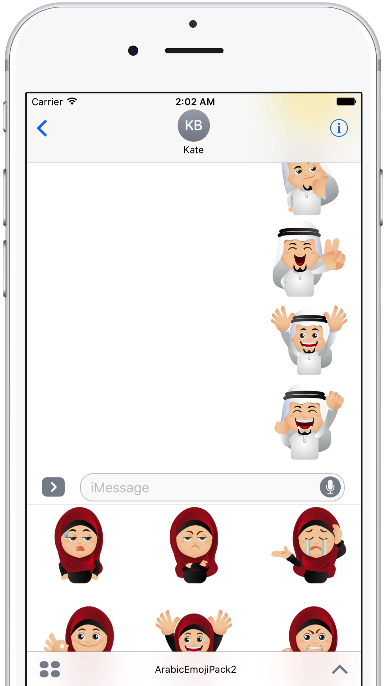 Arabic Emoji Stickers Pack 2 gallery image