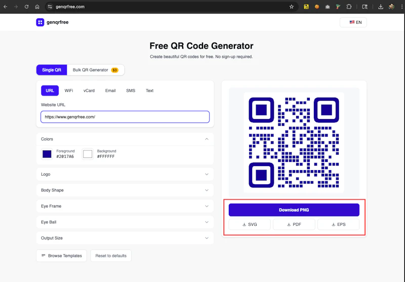 GenQRFree screenshot 5