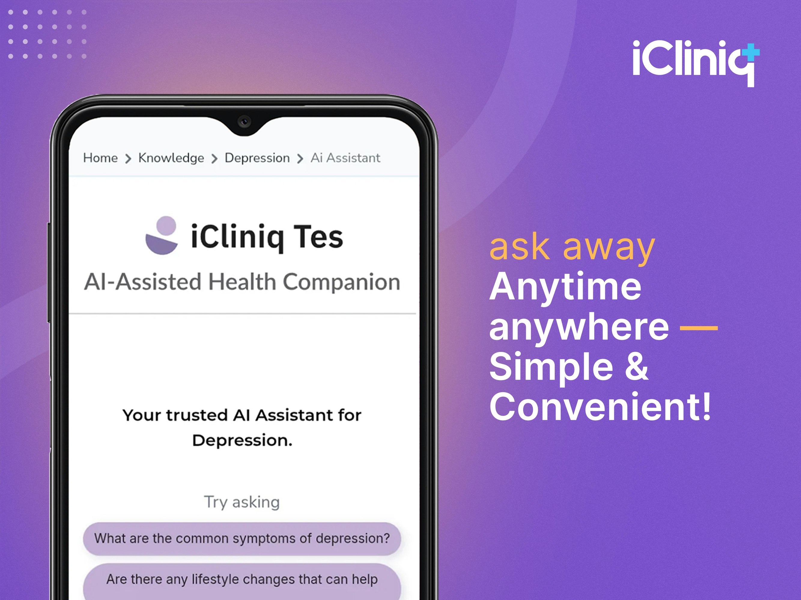 Média Itzlin Tess - Assistant de dépression AI - Fabriqué par des médecins experts 3