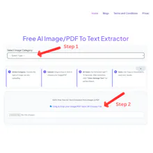 AI image/PDF to Text Extractor gallery image