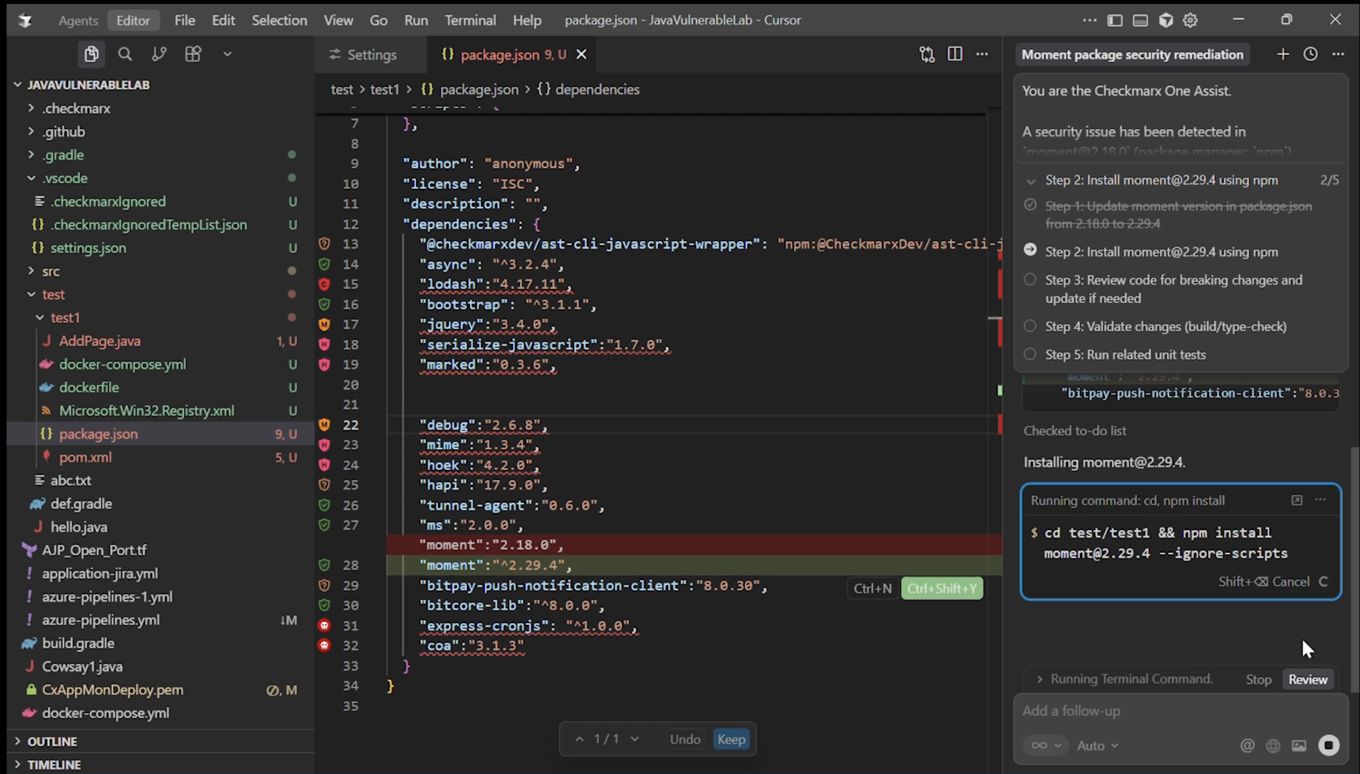 Checkmarx Developer Assist for AI IDEs - Screenshot 2 showing product features and functionality