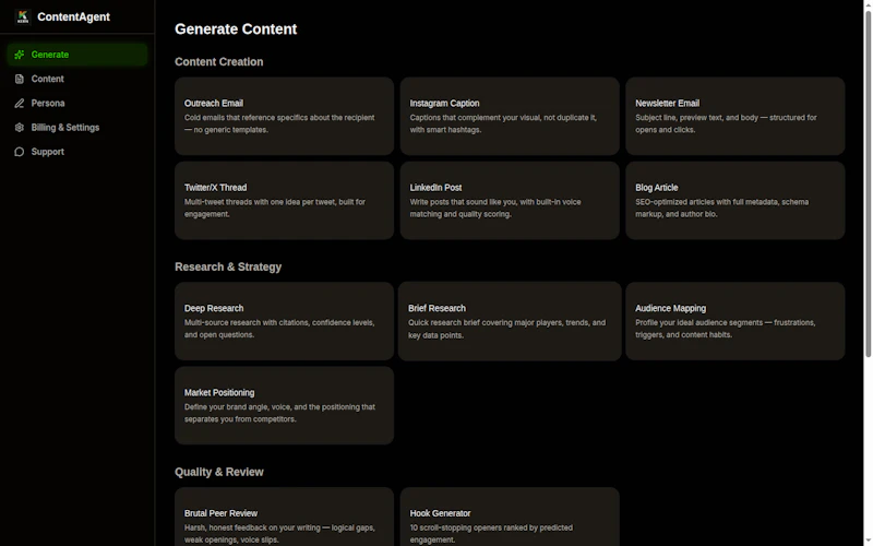 ContentAgent screenshot 6
