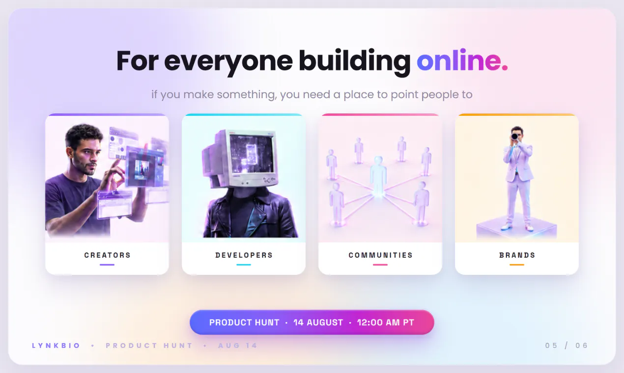 Lynkbio your bio, unlocked gallery image