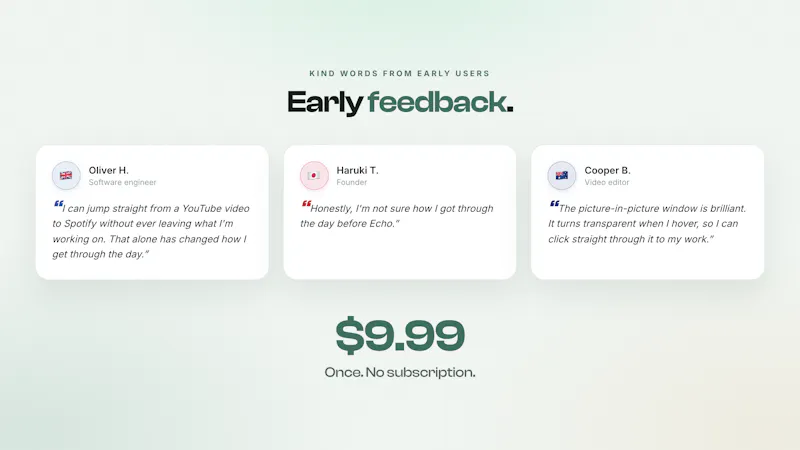Echo screenshot 4