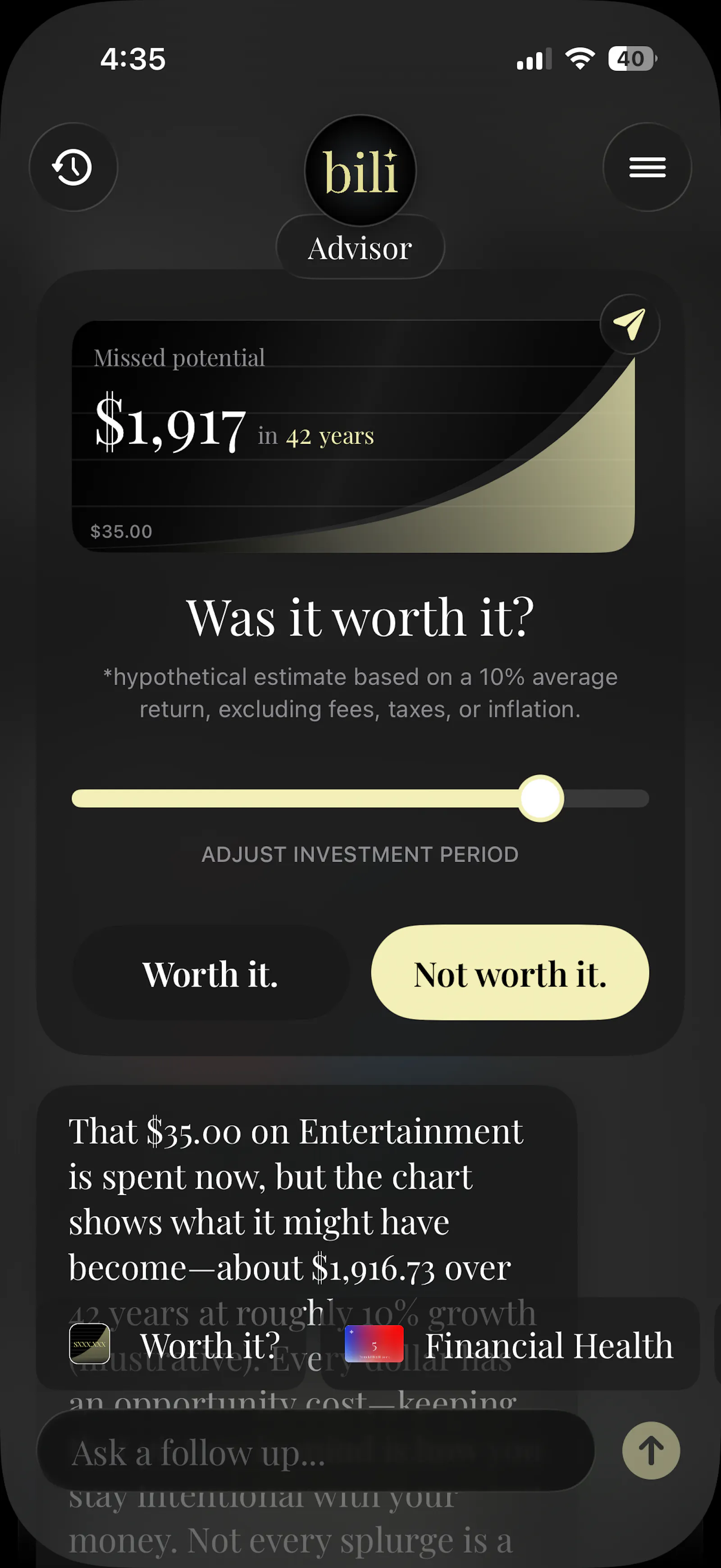 Bili Finance screenshot 1
