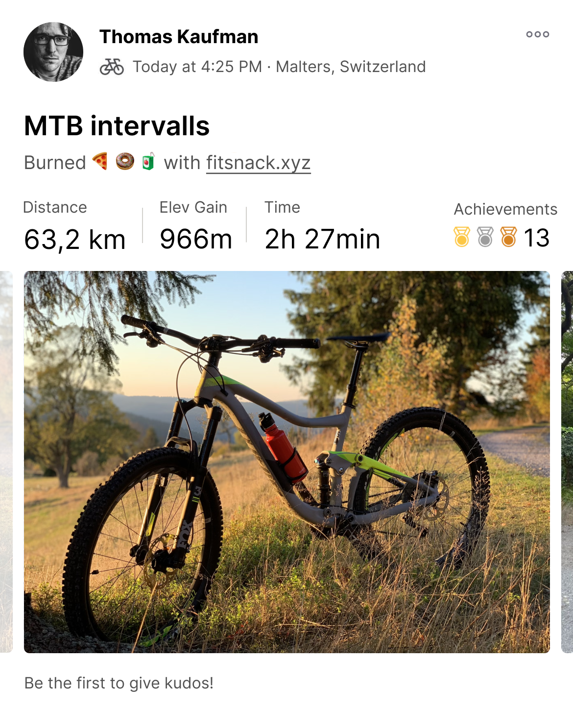 Fitsnack - Strava 운동 칼로리를 간식으로 바꾸십시오 미디어 4