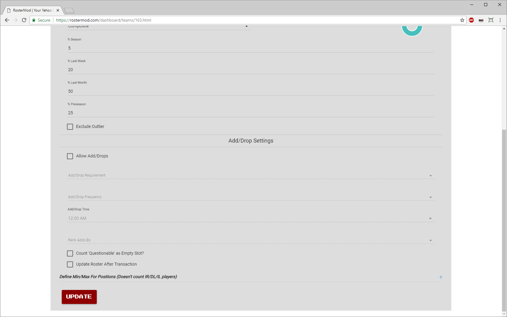 RosterMod gallery image