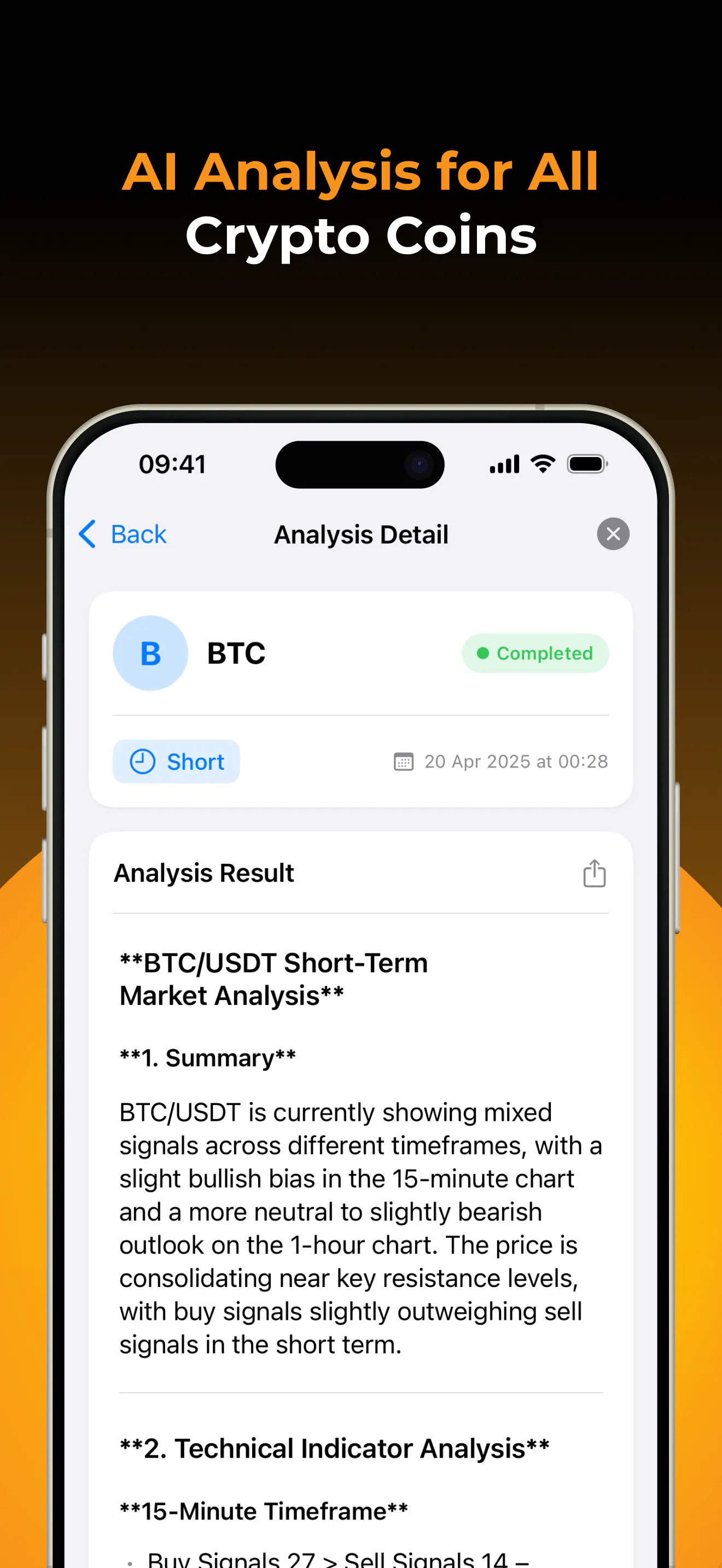 Crypto Analysis AI gallery image