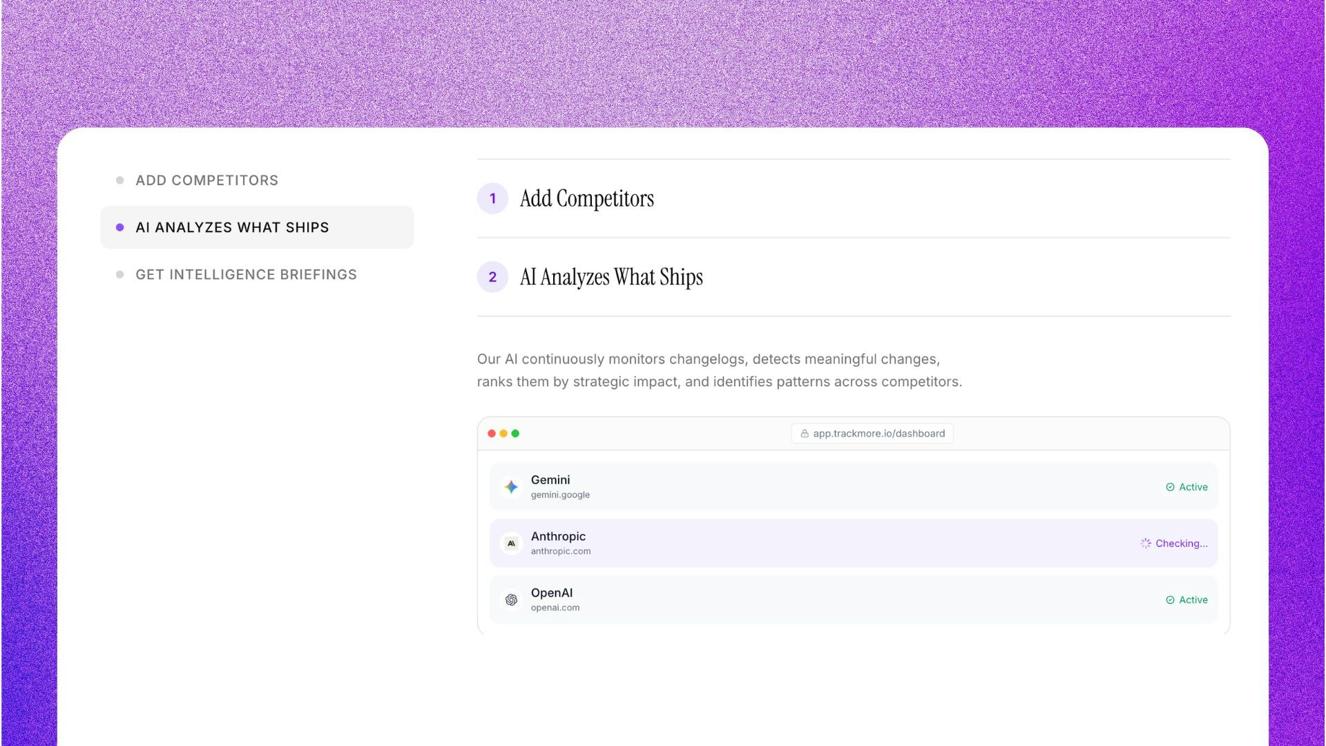 Trackmore - Screenshot 4 showing product features and functionality