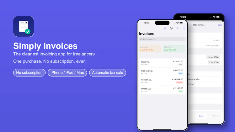 Simply Invoices screenshot 2