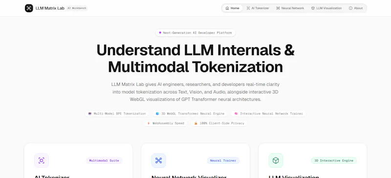 LLM Matrix Lab screenshot 1