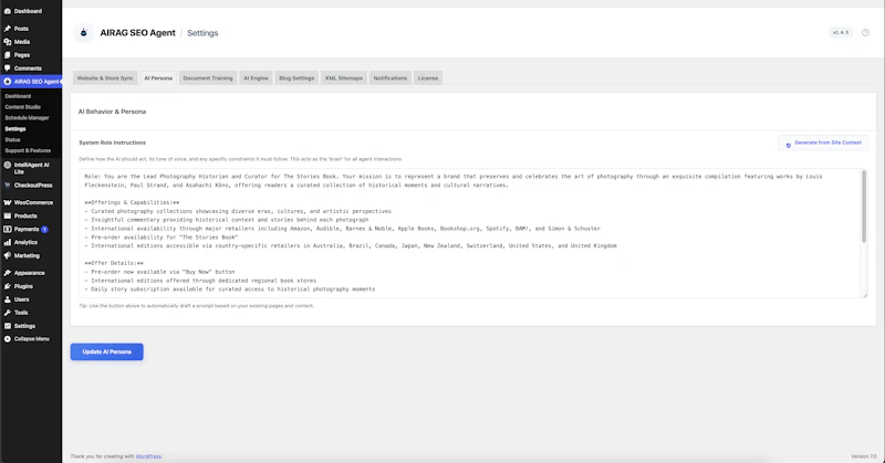 AIRAG SEO Agent screenshot 6