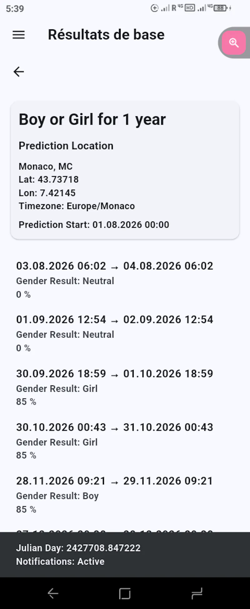 Rockim Predictor ® screenshot 5
