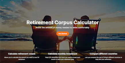 Retirement Corpus Calculator gallery image