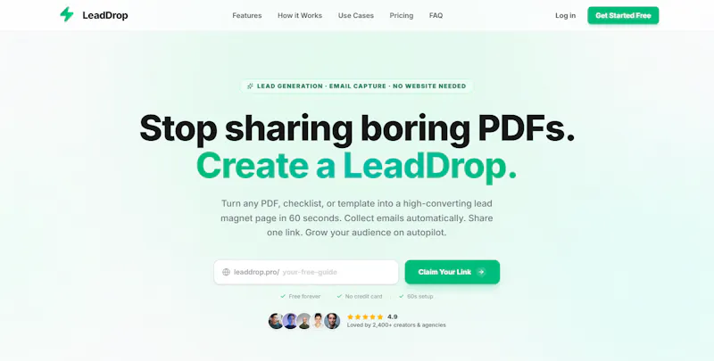 LeadDrop screenshot 1