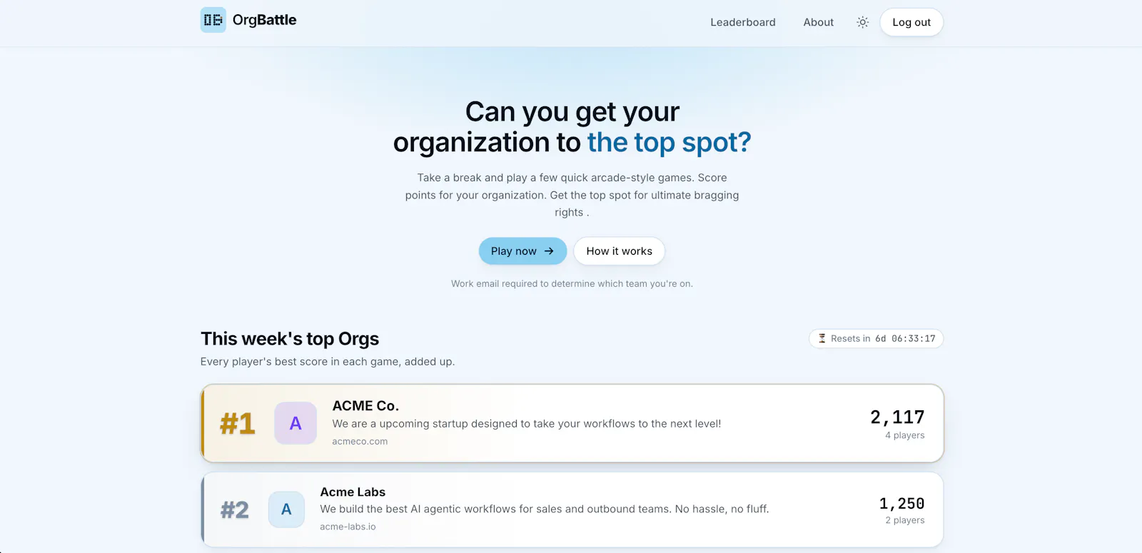 OrgBattle screenshot 1