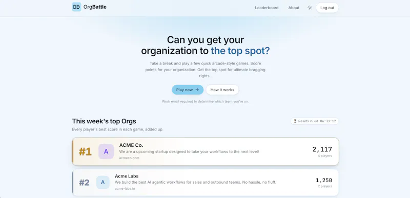OrgBattle screenshot 1