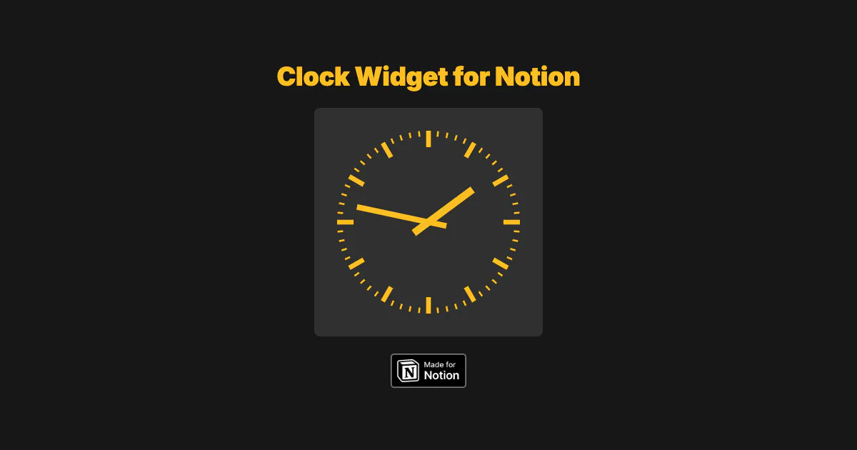 Free Notion Widgets gallery image