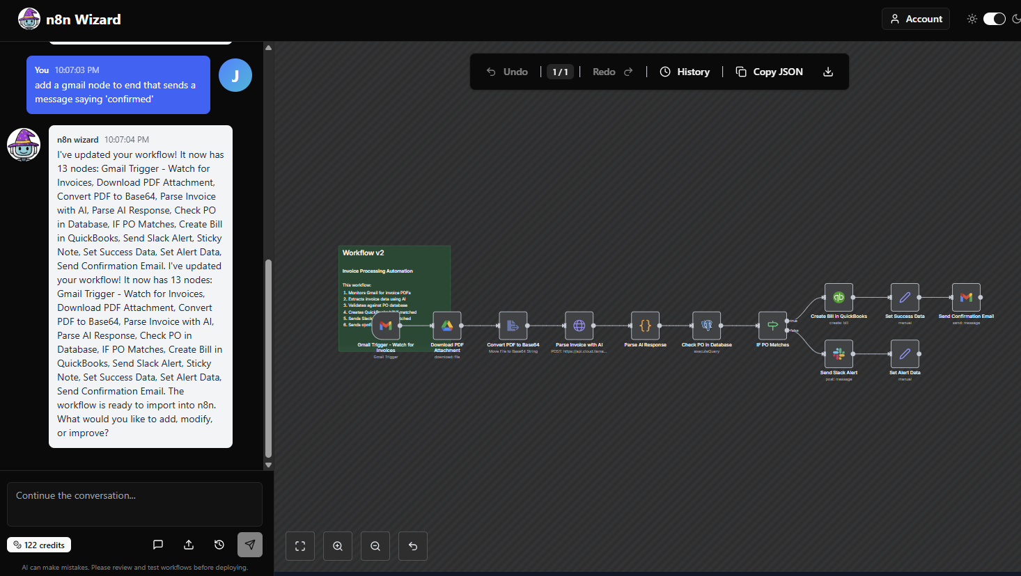 n8n Wizard - vibe code your workflows - Screenshot 4 preview