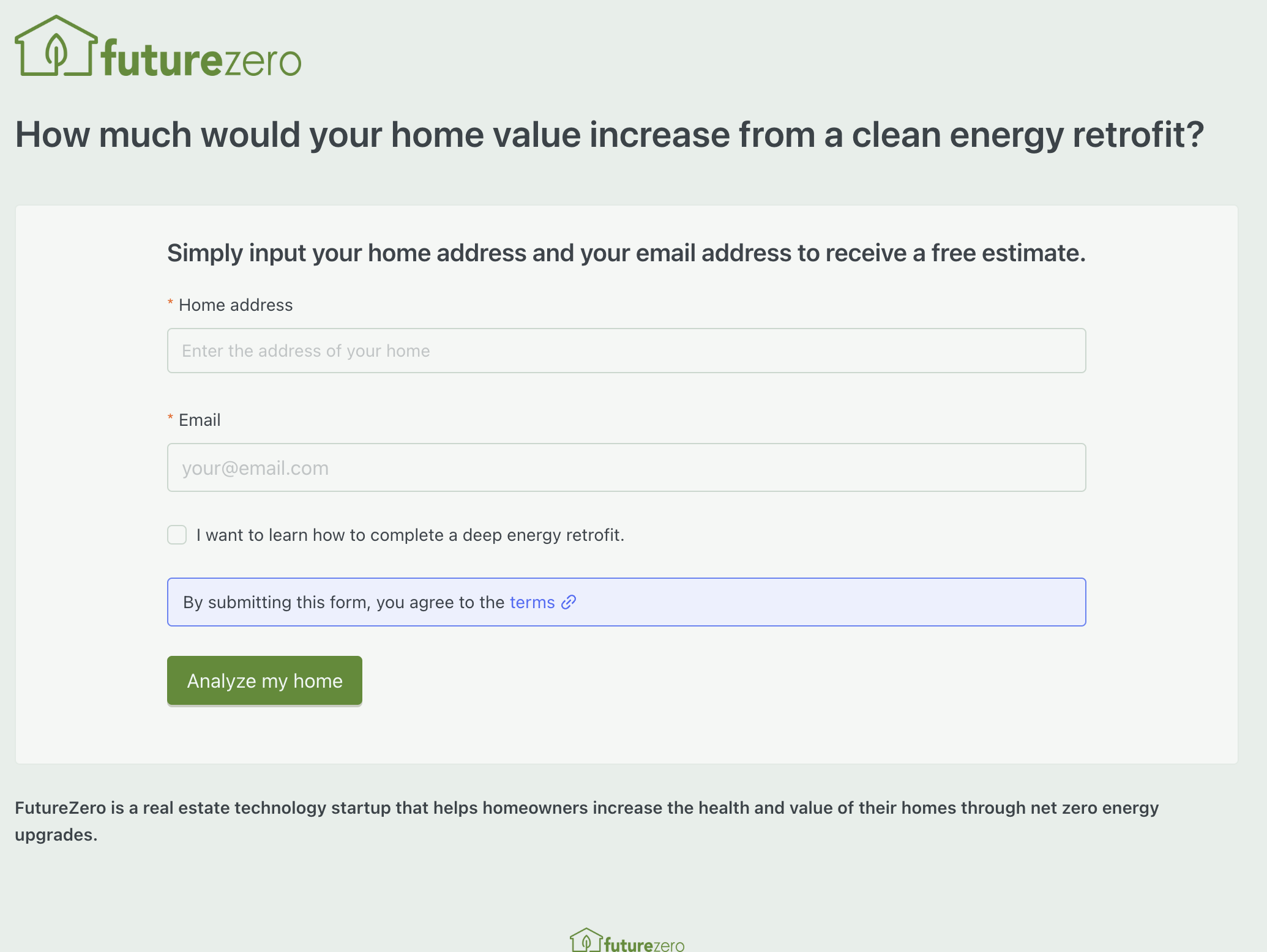 Futurezero - Net Zero Energy 주택 개선의 실제 가치를 알고 있습니다. 미디어 1