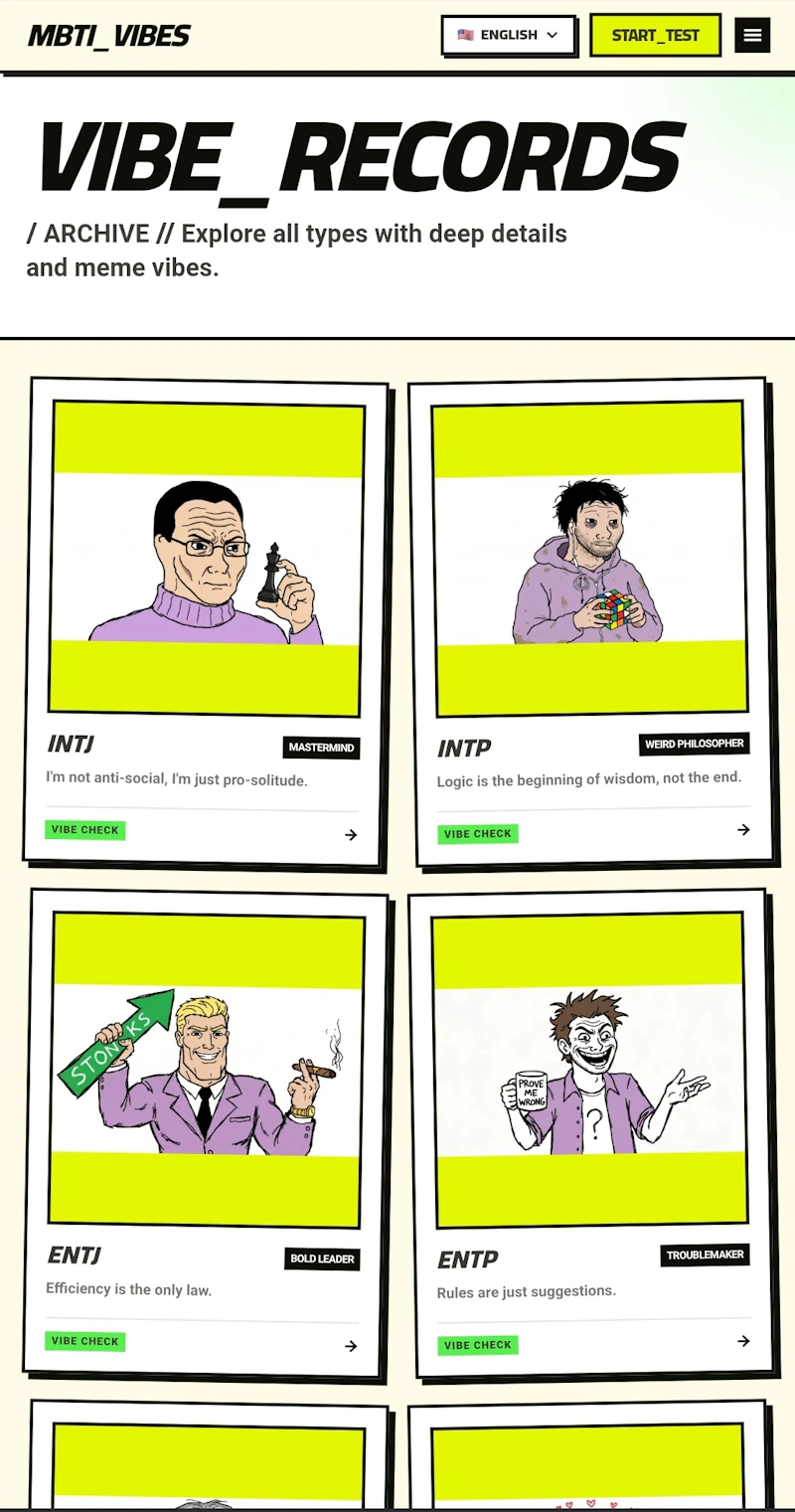 MBTI_VIBES screenshot 6