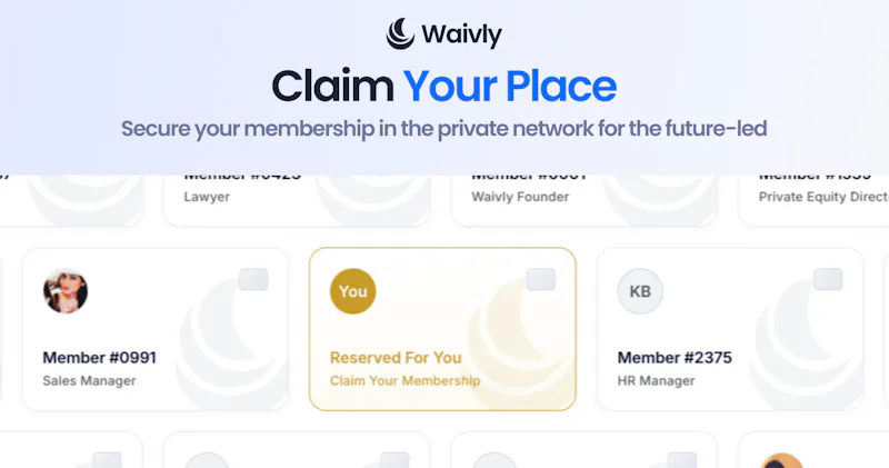 Waivly - Claim Your Digital Card screenshot 1
