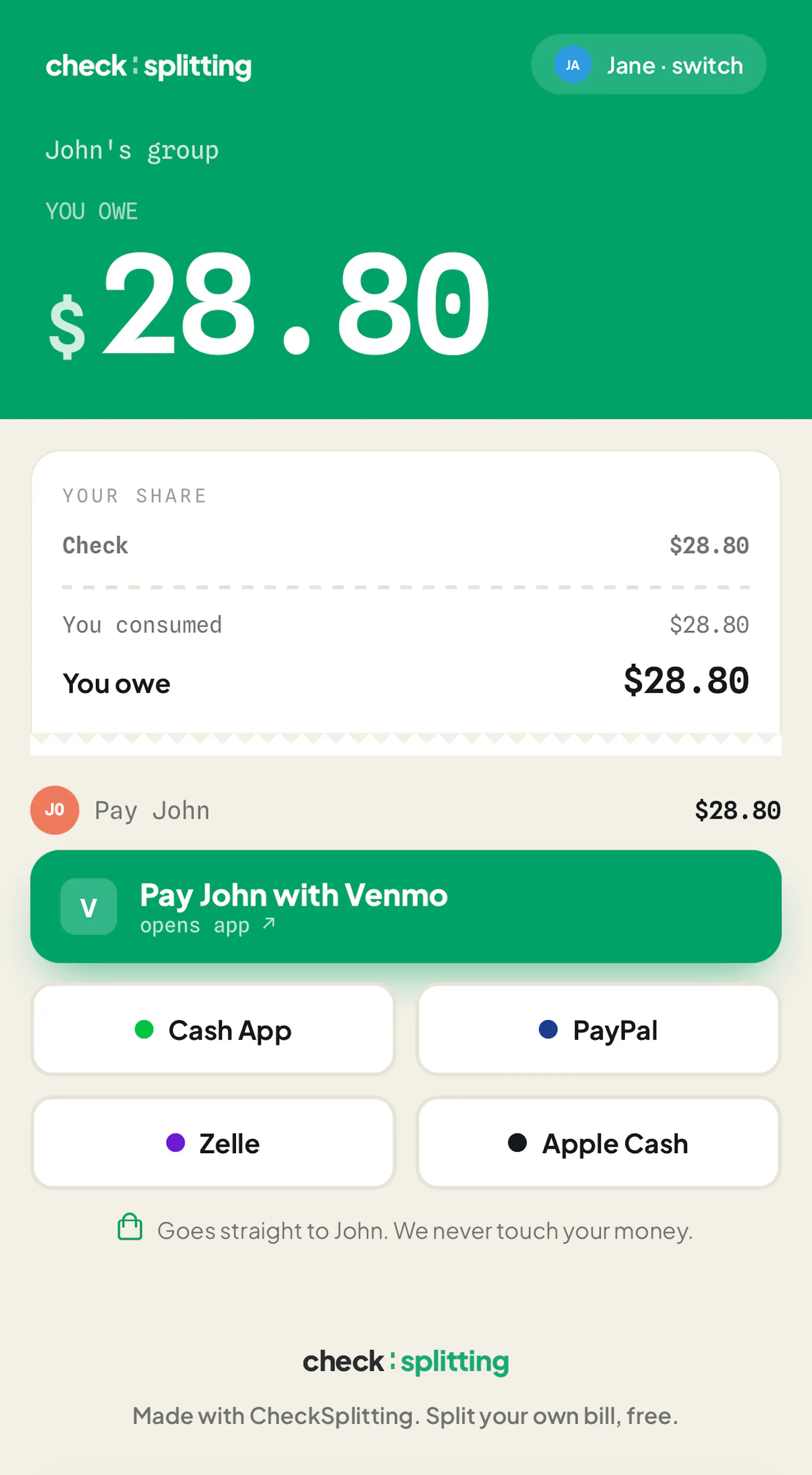 CheckSplitting screenshot 5