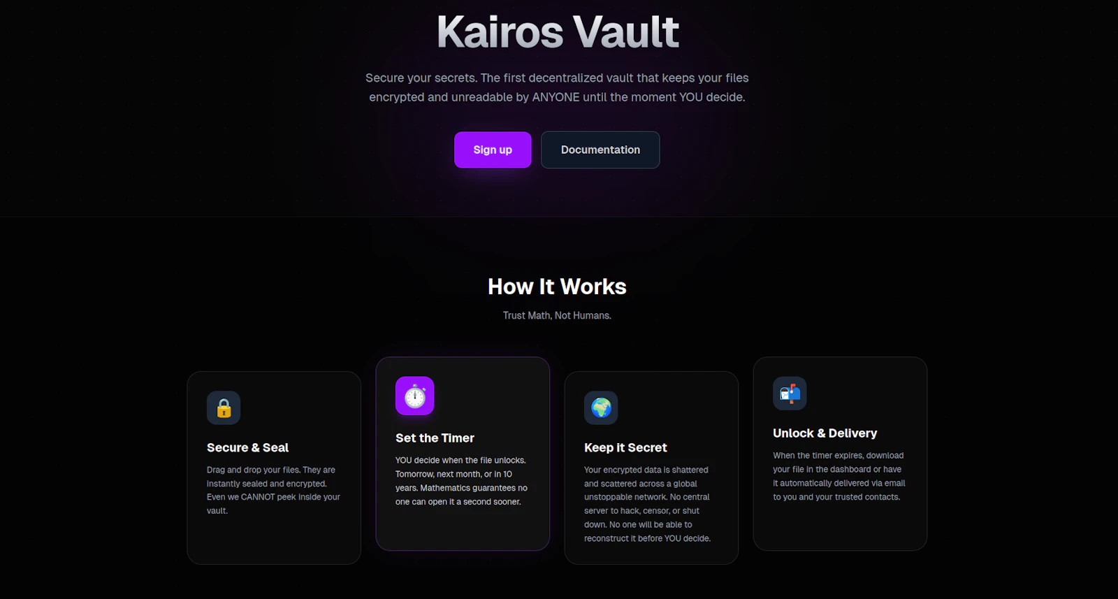 Kairos Vault screenshot 1