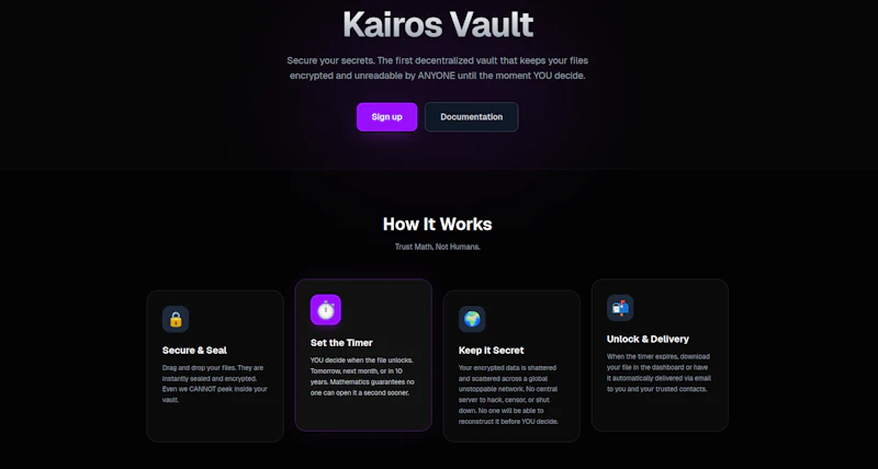 Kairos Vault screenshot 1