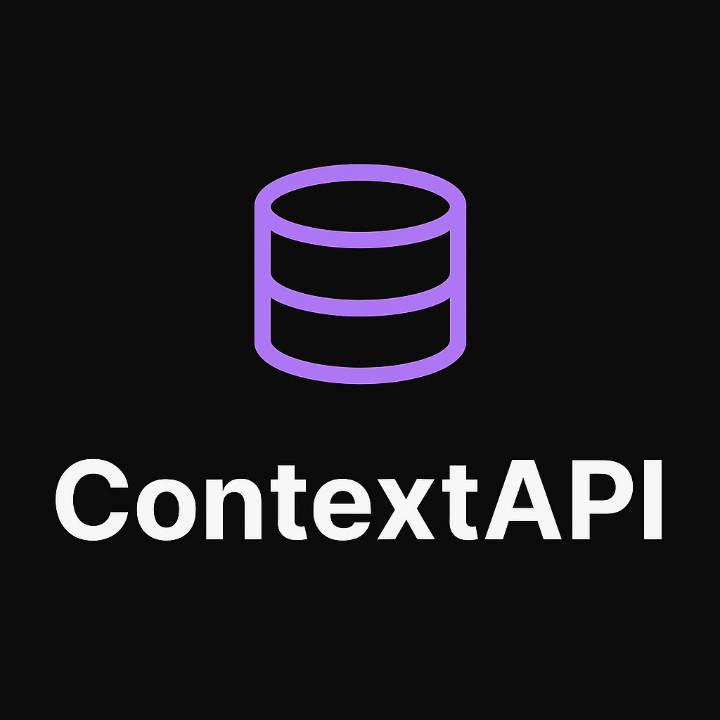 ContextAPI - AI API that knows your data logo