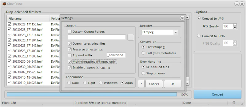 CiderPress screenshot 2