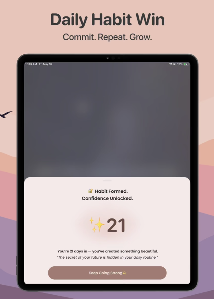 Daily Affirmations: daily Quote - Screenshot 3 showing product features and functionality