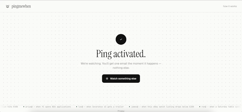 PingMeWhen screenshot 4