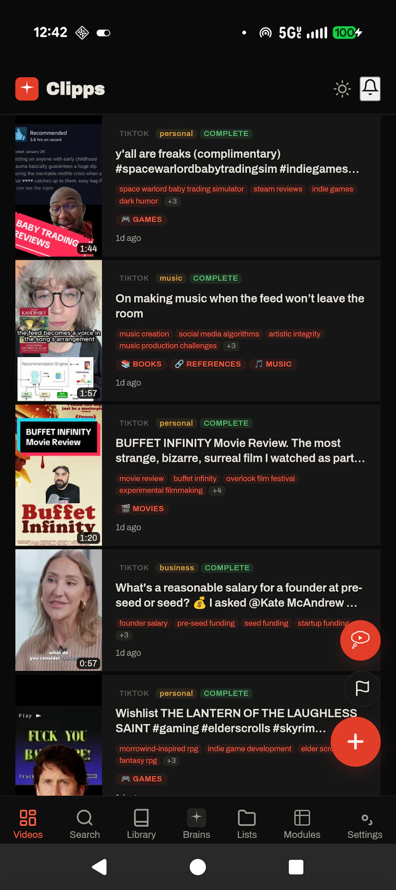 Clipps screenshot 2