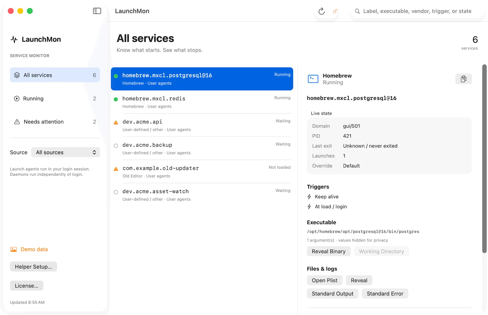 LaunchMon screenshot 5
