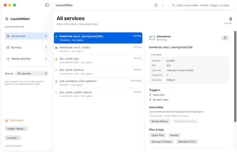 LaunchMon screenshot 5