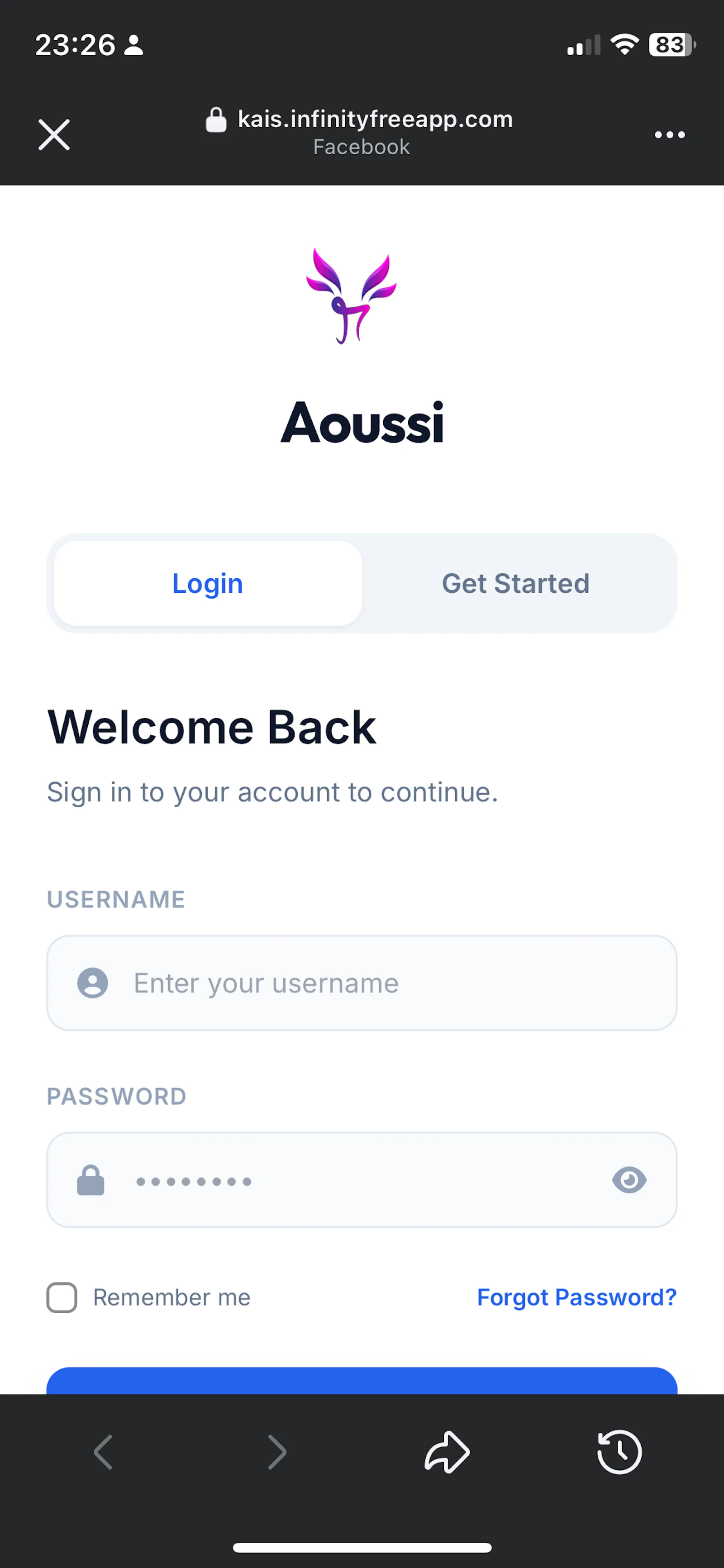 Aroussi screenshot 2