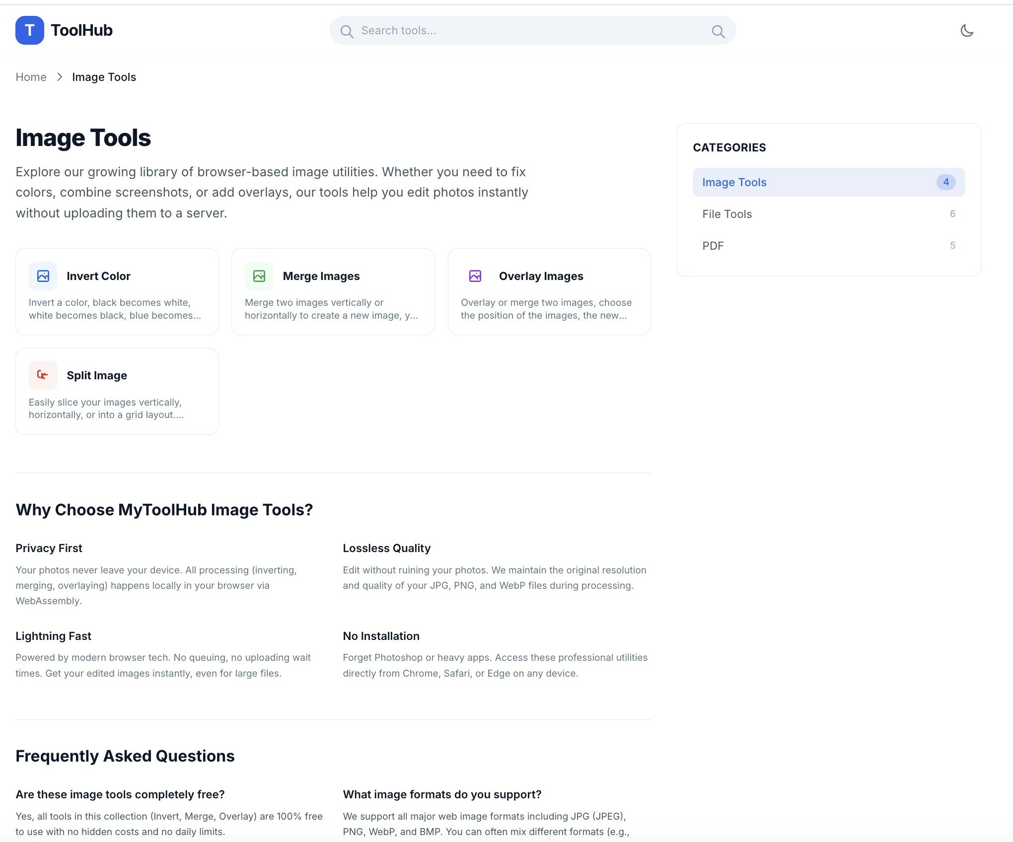 mytoolhub - Screenshot 3 showing product features and functionality