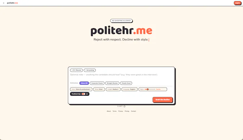 politehr.me screenshot 1