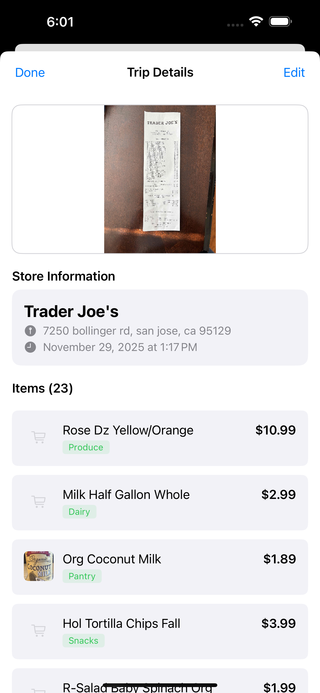 GroceryGuard - Screenshot 4 showing product features and functionality
