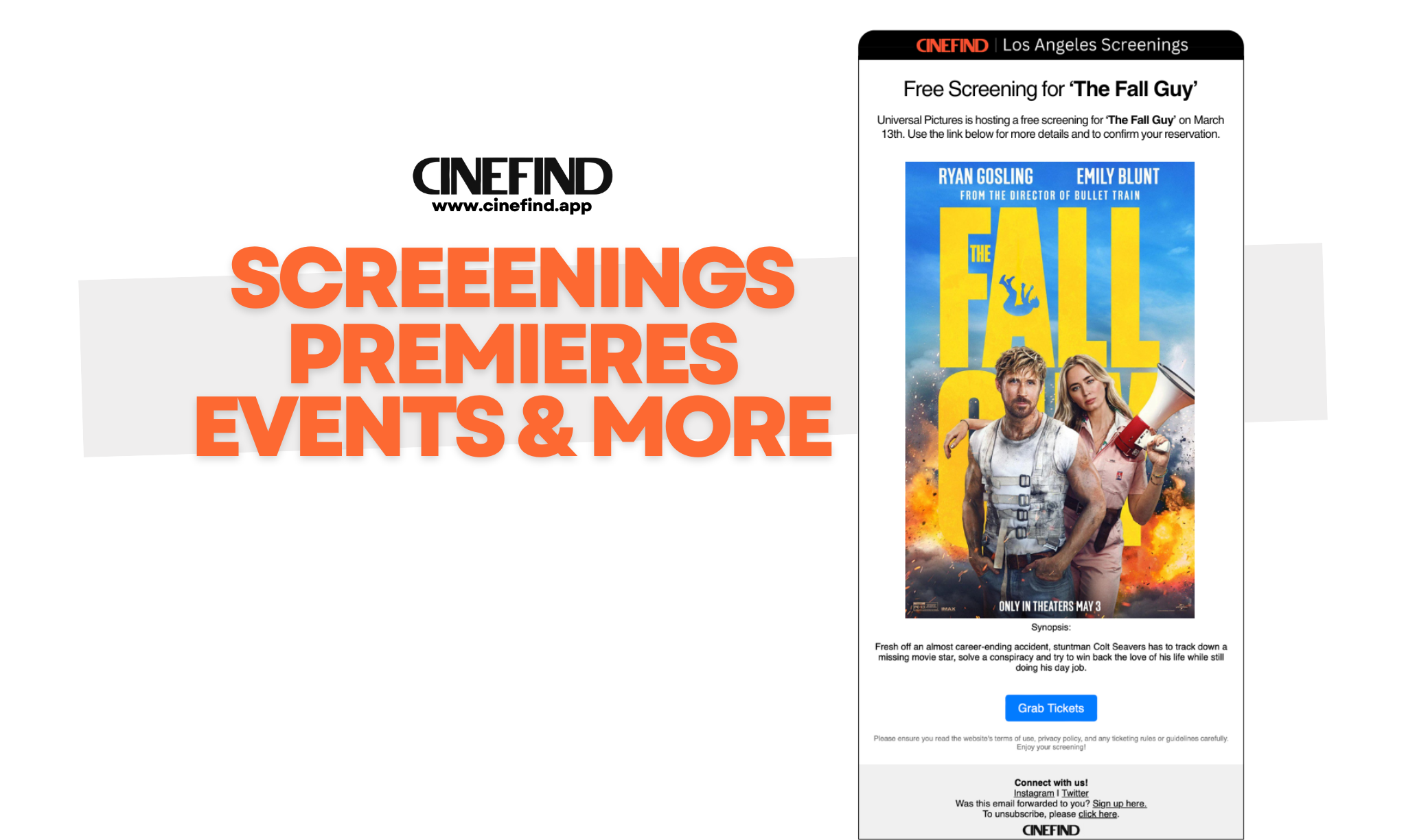 startuptile Cinefind-Real-time notifications for attending free movie screenings