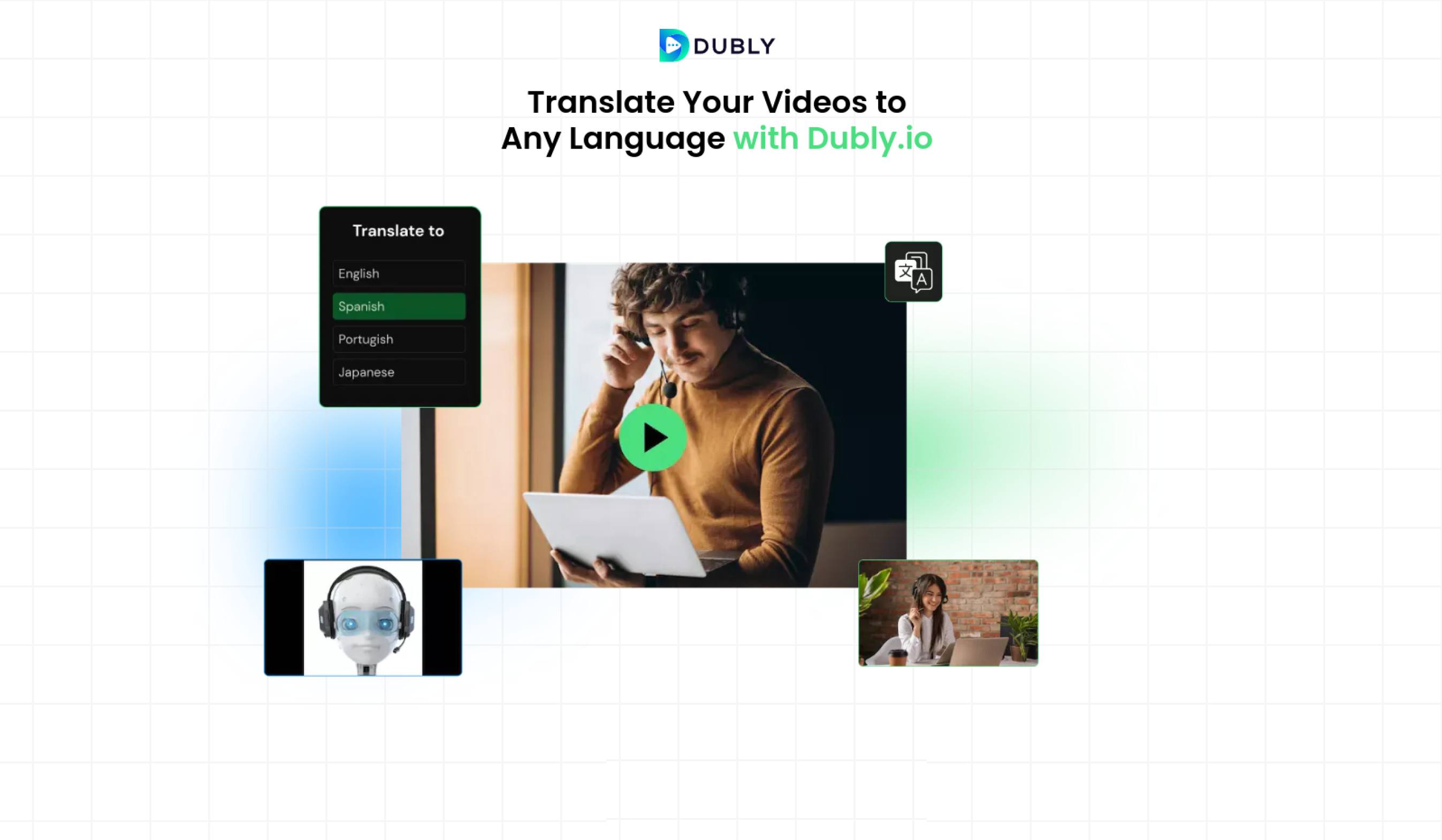 Dubly.io Video translator media 1