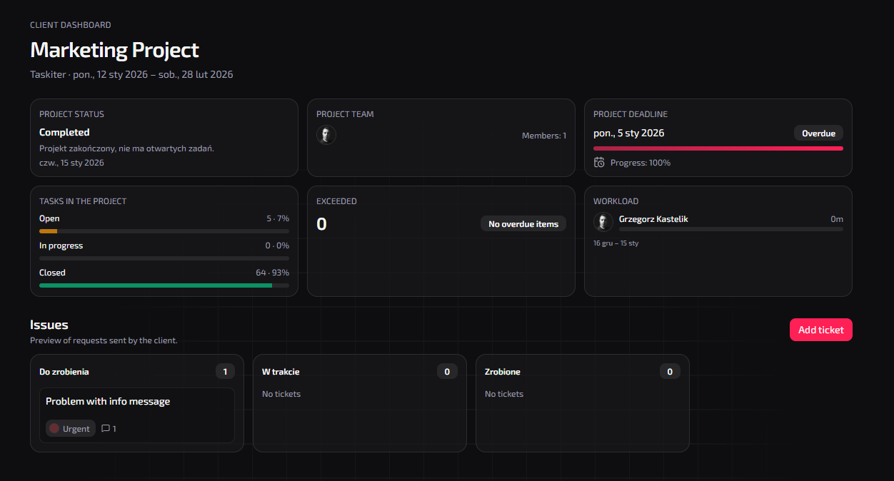 Taskiter - Screenshot 5 showing product features and functionality