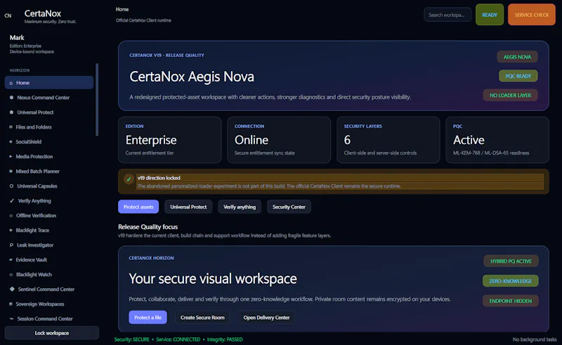 CertaNox · Digital Trust Infrastructure screenshot 4