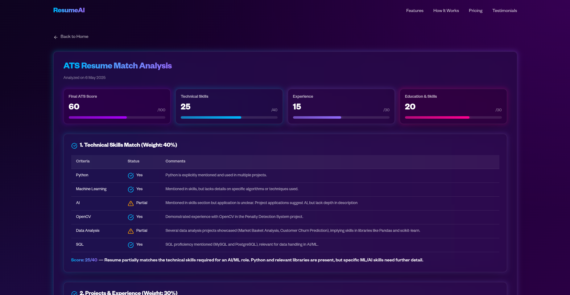 Resume AI gallery image