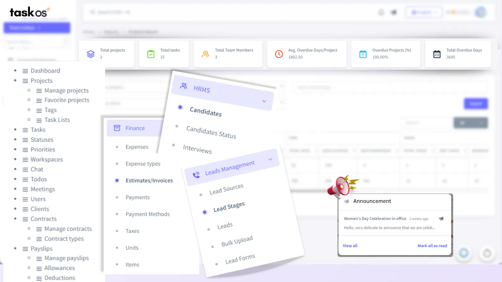 Task OS - Project Management System screenshot 4