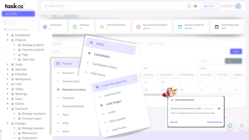 Task OS - Project Management System screenshot 4