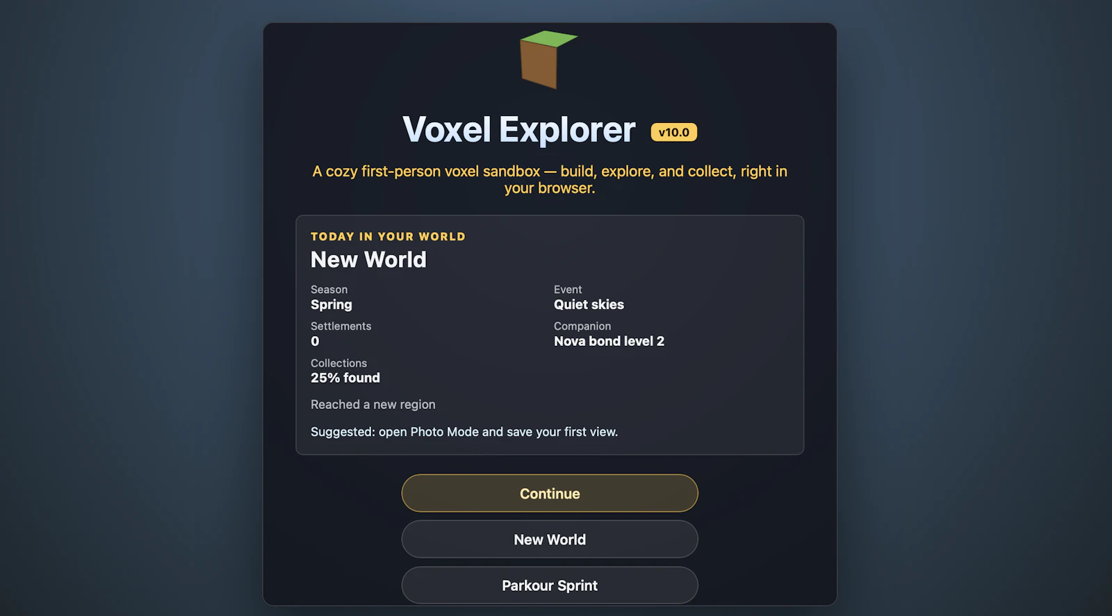 Voxel Explorer screenshot 2