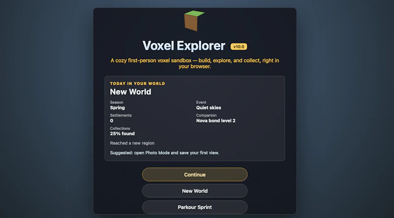 Voxel Explorer screenshot 2